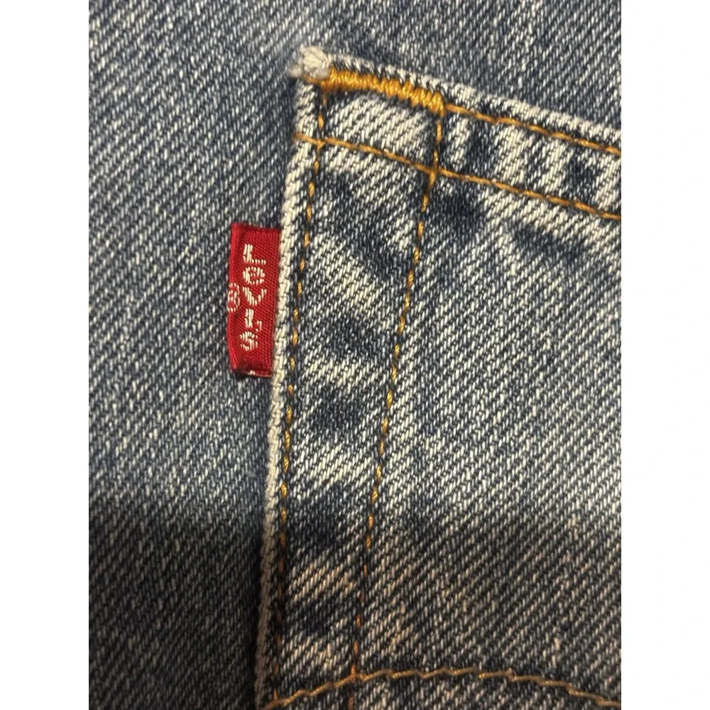 Vintage Levis 505 Jeans Mens 34x30 (actual 34x29)  Blue Regular Fit Straight Leg